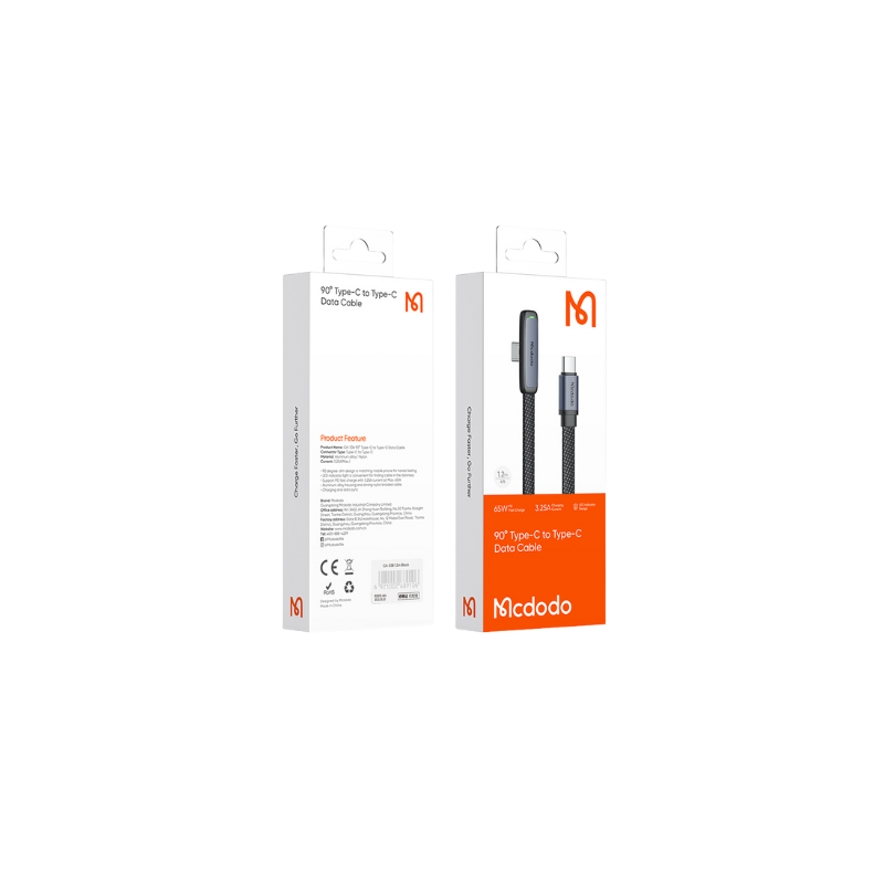 90 Type C to Type-C Data Cable |Mcdodo