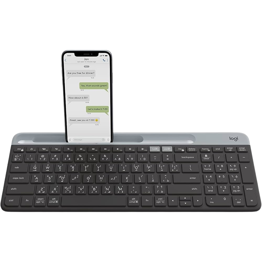 Teclado Logitech Slim Multi-Device K580