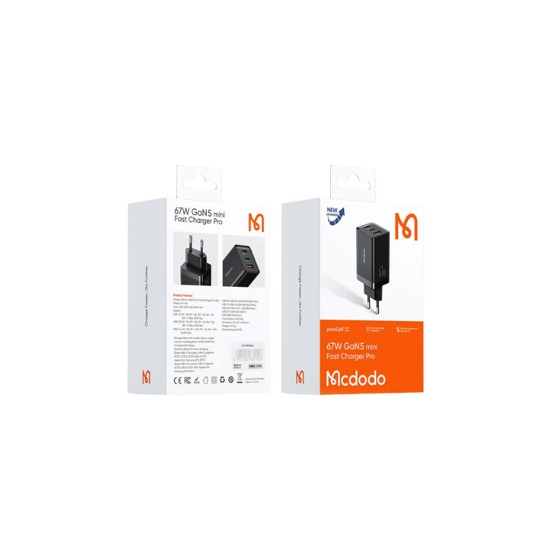 67W GaN5 Mini Fast Charger Pro |Mcdodo