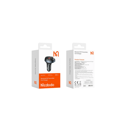 Bluetooh FM Trasmiter Car Charger | Mcdodo