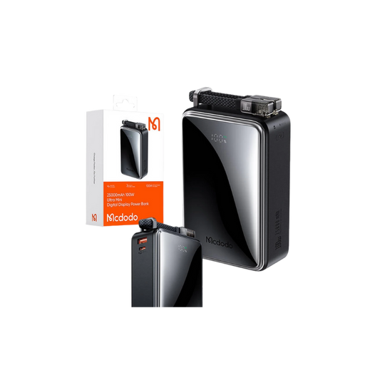 25000mAh 100w Ultra mini Digital Display Power Bank |Mcdodo