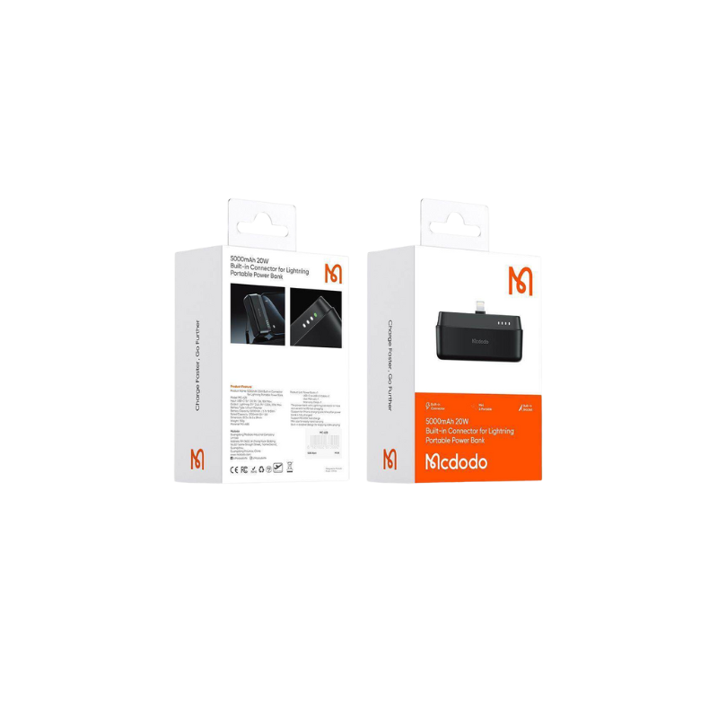 5000mAh 20W Built in Connector for USB-C Portable Power Bank |Mcdodo