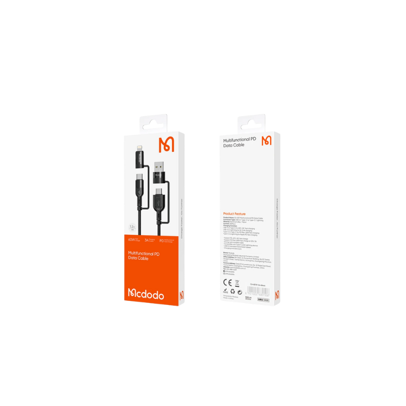 Multifuncional PD data cable 1.2m |Mcdodo