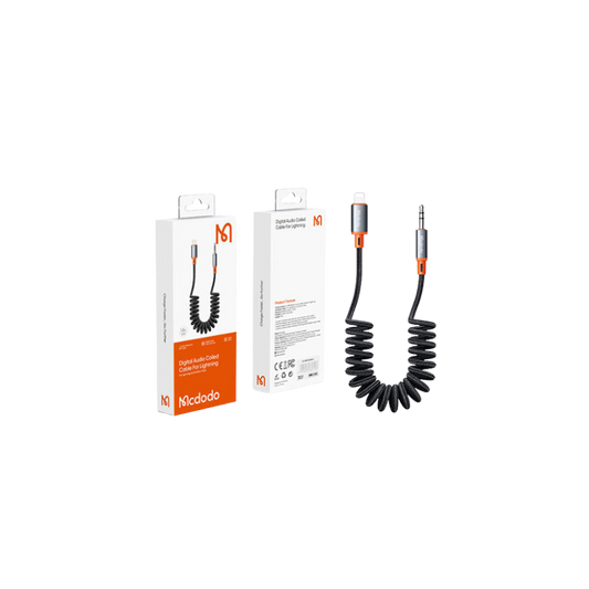 Digital Audio Coiled Cable for Lightning |Mcdodo