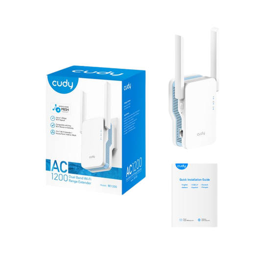 Cudy AC 1200 Dual Band Wifi Ranger Extender