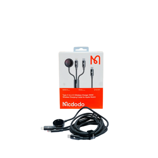 Type C to L+C Wireless Charger 100W Wirelesss Charging Cable for Apple Watch  |Mcdodo