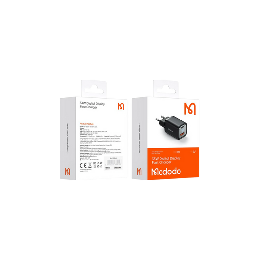 33W GaaN PD Dual Output Fast Charger| Mcdodo