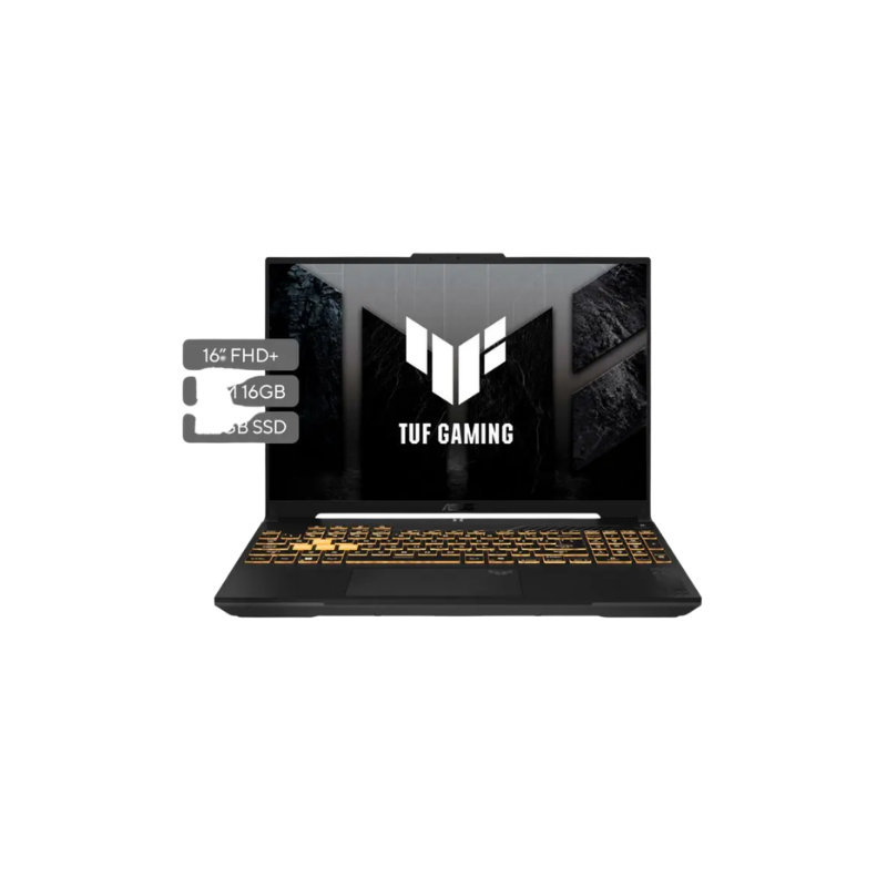 ASUS TUF Gaming F16 2025 | 16" FHD | i5-13450HX | RTX 5050 | 16GB RAM | 512GB SSD  | Jaeger Gray