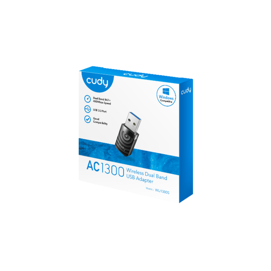Cudy AC1300 Wireless Dual Band USB Adaptador