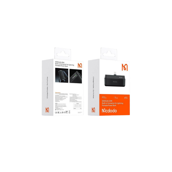 5000mAh 20W Built in Connector for USB-C Portable Power Bank |Mcdodo