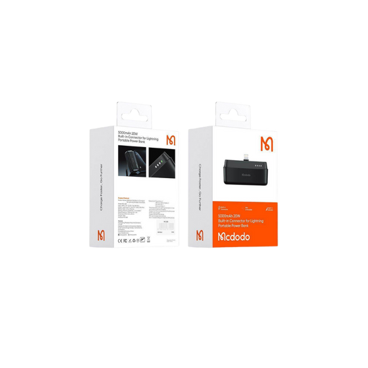 5000mAh 20W Built in Connector for USB-C Portable Power Bank |Mcdodo